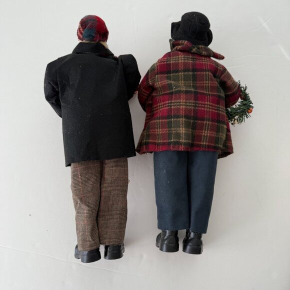 Vintage Christmas Holiday Caroler 18" Figurines Set Of 7 - Picture 6 of 12